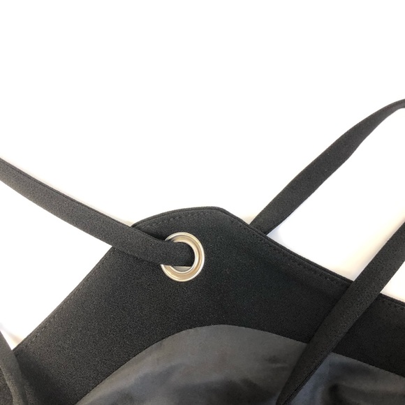 NWOT-TopShop | Petite Romper Black Sz 2 - Picture 6 of 7